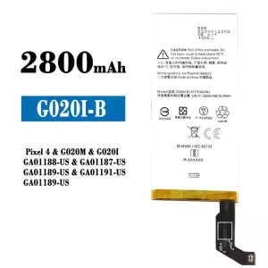 Aku G020I-B sobib Google Pixel 4