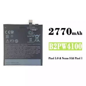 Aku B2PW4100 sobib Google Pixel 5.0 / Nexus S1 / Pixel 1