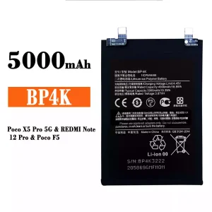Aku BP4K sobib Xiaomi Poco X5 Pro 5G / REDMI Note 12 Pro / Poco F5