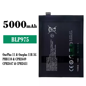 Aku BLP975 sobib OnePlus 11 / Oneplus 11R 5G