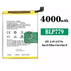 Aku BLP779 sobib OPPO A92S / A93 / F17 Pro / Reno 4Z 5G / Reno 4 Lite / Reno 4F