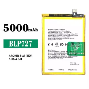 Aku BLP727 sobib OPPO A5 2020 / A9 2020 / A11X / A11