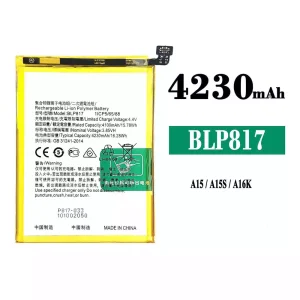 Aku BLP817 sobib OPPO A15 /A15S /A16K