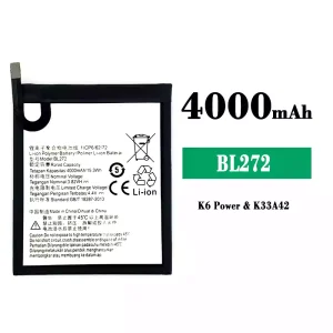Aku BL272 sobib Lenovo K6 Power