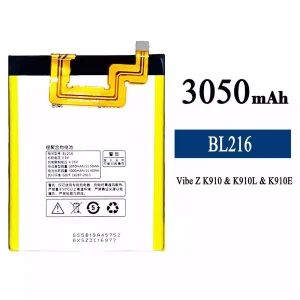 Aku BL216 sobib Lenovo VIBE Z K910/K910L/K910E