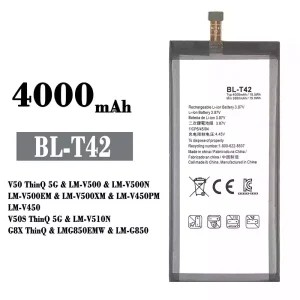 Aku BL-T42 sobib LG V50 ThinQ 5G / V50S ThinQ 5G / G8X ThinQ