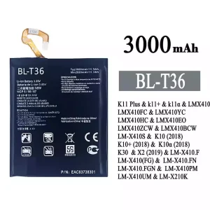 Aku BL-T36 sobib LG K11 Plus /K10 / K10+