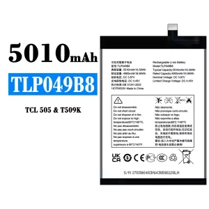 Aku TLP049B8 sobib Alcatel TCL 505/T509K