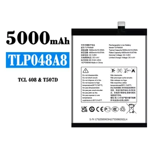 Aku TLP048A8 sobib Alcatel TCL 408/T507D