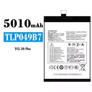 Aku TLP49B7 sobib Alcatel TCL 30 Plus