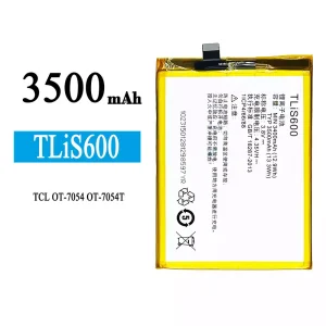 Aku TLiS600 sobib Alcatel TCL OT-7054/OT-7054T