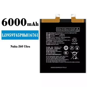Aku Li3959T45P8h816761 sobib Nubia Z60 Ultra