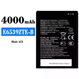 Aku E6539ZTE-B sobib ZTE Blade A53