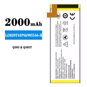 Aku Li3820T43P6h903546-H sobib ZTE Q505/Q505T