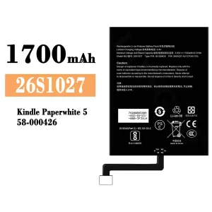 Aku 26S1027 sobib Amazon Kindle Paperwhite 5
