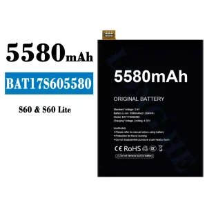 Aku BAT17S605580 sobib Doogee S60/S60 Lite