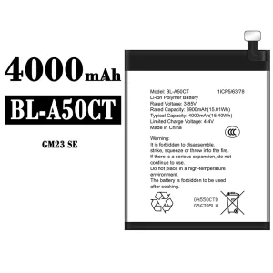Aku BL-A50CT sobib General Mobile GM 23 SE