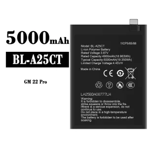Aku BL-A25CT sobib General Mobile GM 22 Pro