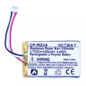 Kõrvaklappide aku sobib Blackshark V2 Pro,Razer Kraken V3 Pro,Kraken BT Kitty Edition,Barracuda X Wireless,JBL Tune 3