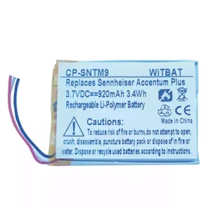 Kõrvaklappide aku sobib Sennheiser ACCENTUM,ACCENTUM  Plus