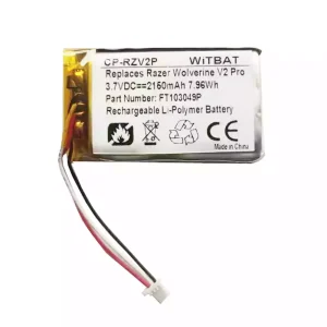 Kõrvaklappide aku sobib Razer Wolverine V2 Pro,FT103049P