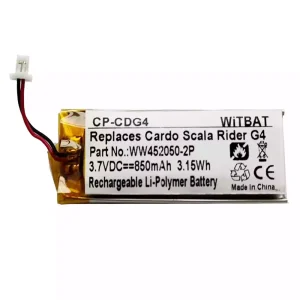 Kõrvaklappide aku sobib BAT00004,BAT00002,WW452050-2P,WW452050PL-2PC