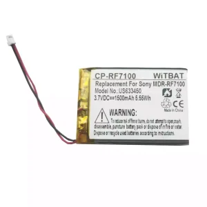 Kõrvaklappide aku sobib Sony BP-HP1200,MDR-DS7000,MDR-RF7000,MDR-RF7100 SL00131-1