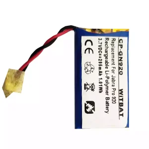 Kõrvaklappide aku sobib Jabra Pro 900,Pro 920,Pro 923,Pro 930,Pro 935,AHB512229PS