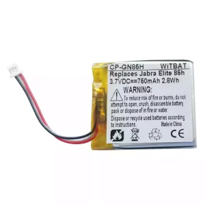 Kõrvaklappide aku sobib Jabra Elite 85h,Jabra Elite 75t,Evolve2 85,PL661935V