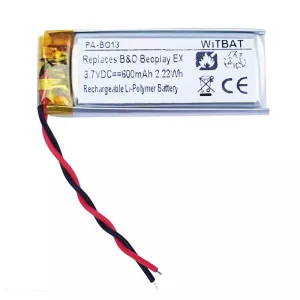 Kõrvaklappide aku sobib B&O Beoplay EX True Wireless Noise Cancelling Earphones laadimisümbrise jaoks