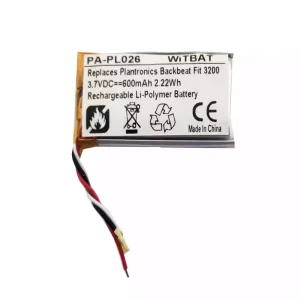 Kõrvaklappide aku sobib Plantronics BackBeat FIT 3100 3200 TWS Earbuds Wireless Bluetooth Earphones laadimisümbrise jaoks