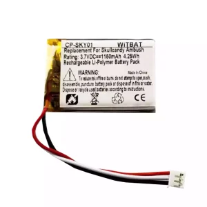 Kõlari aku sobib Skullcandy Ambush,Skullcandy Barricade Mini,Skullcandy Venue