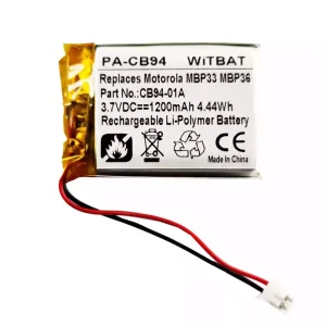 Kõlari aku sobib Motorola Sonic Play 100,MBP33,MBP36,CB94-01A