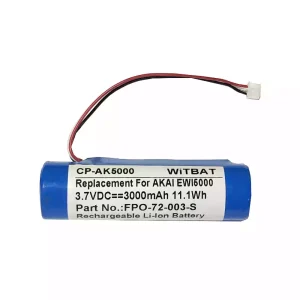 Originaal aku AKAI EWI 5000,FPO-72-003-S