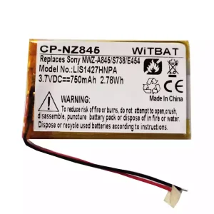 Originaal aku SONY NWZ-820,NWZ-A826,NWZ-A828,NWZ-A829,NWZ-A720,NWZ-A726,NWZ-A728
