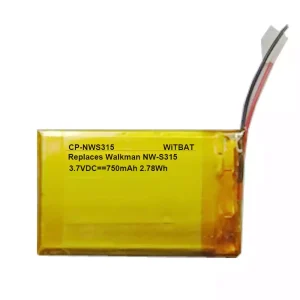 Originaal aku SONY Walkman NW-S313 NW-S315,AHB303450