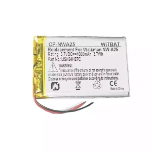 Originaal aku SONY NW-A25,NW-A26,NW-A27,LIS1494HEPC