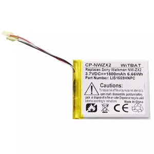 Originaal aku SONY NW-ZX2,LIS1559HNPC